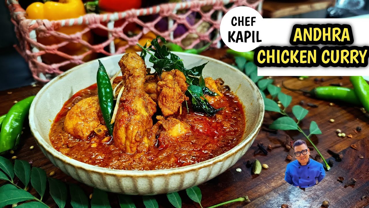 Andhra Chicken Curry Recipe | Spicy South Indian Chicken Masala | Easy Homemade Andhra Style Chicken