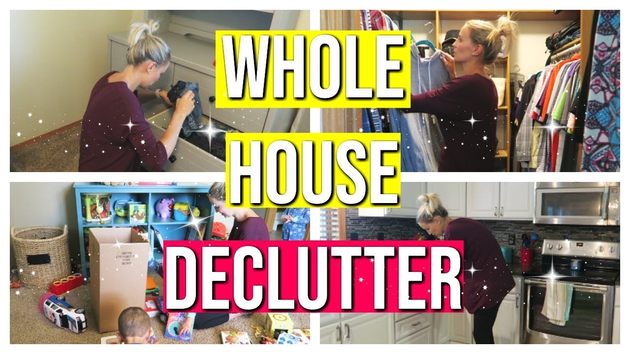 WHOLE HOUSE DECLUTTER! | PURGE WITH ME | 2018