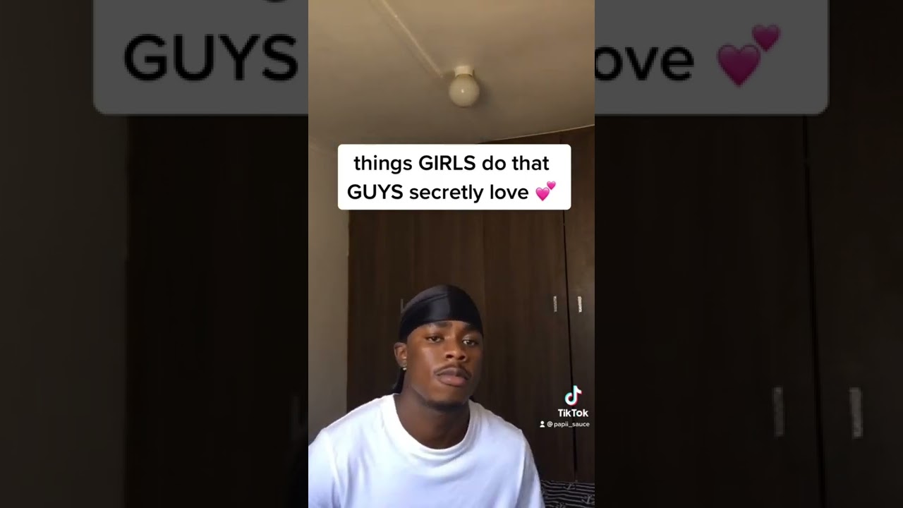 Things girls do that guys secretly love 💕