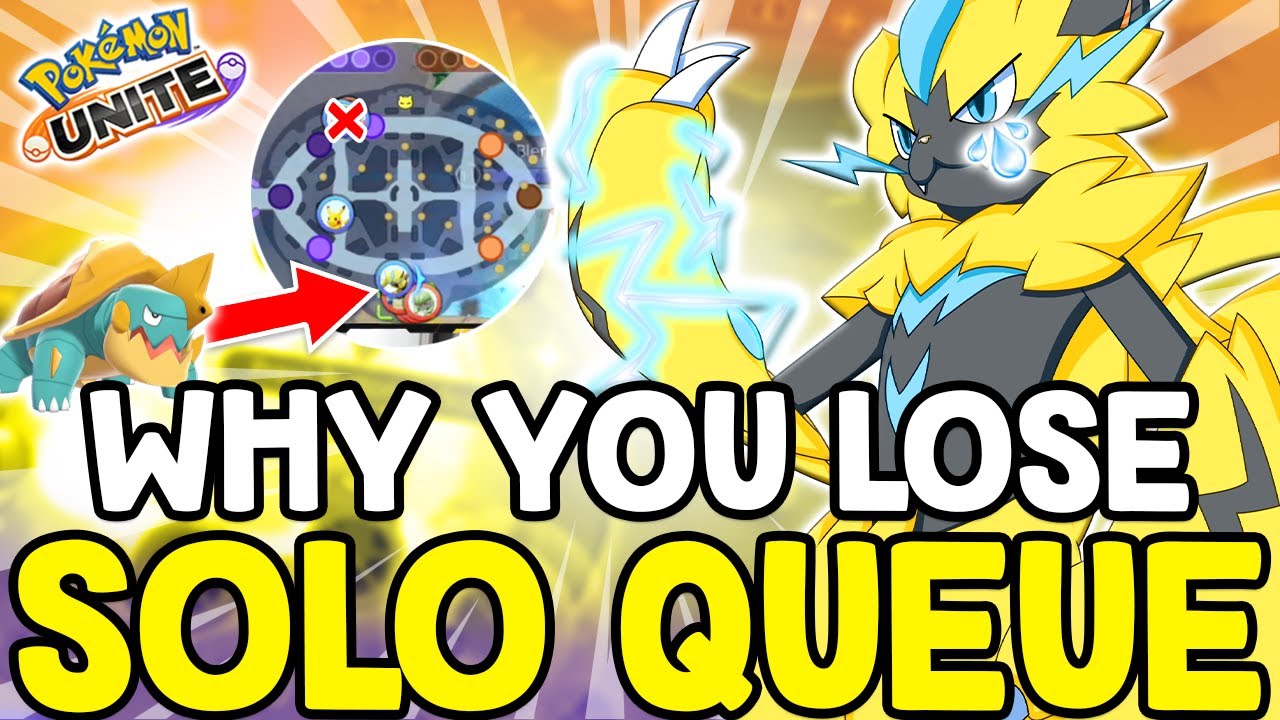 THIS IS WHY YOU LOSE YOUR SOLO QUEUE GAMES! - Pokemon Unite Masters Rank Zeraora Gameplay!