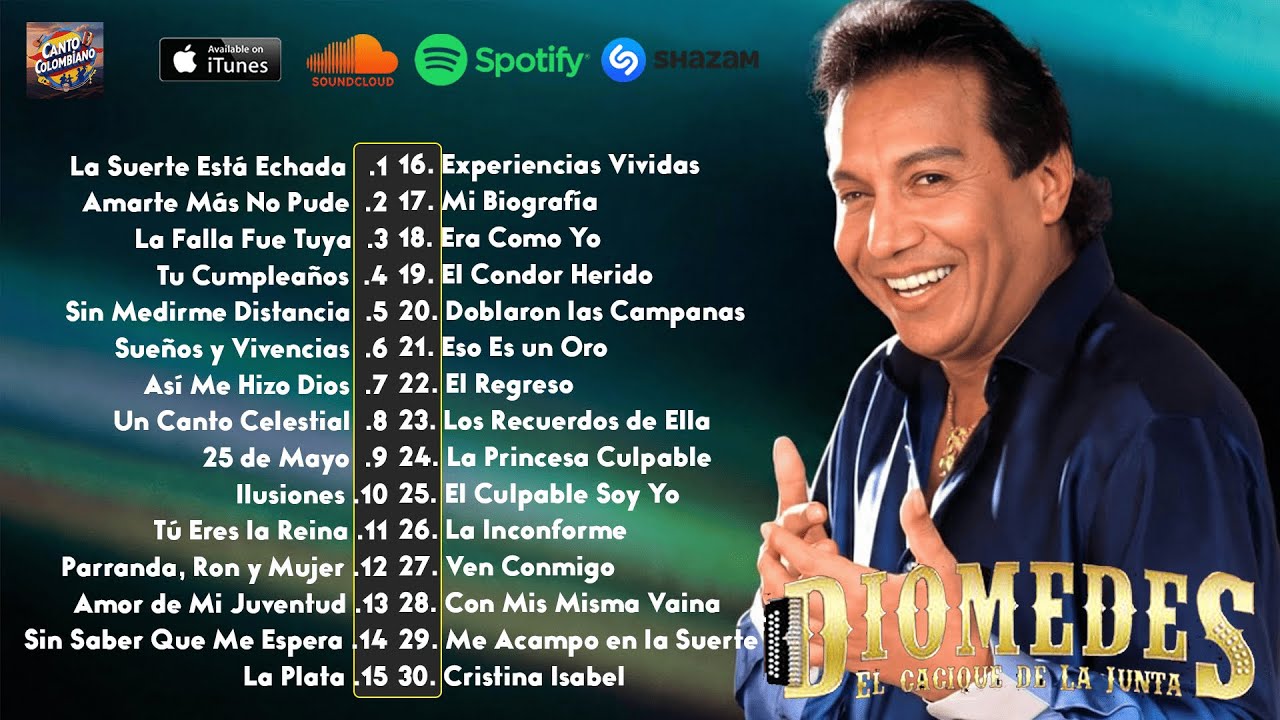 Diomedes Diaz 💃Vallenaticos clásicos románticos lo mejor del género🎺vallenatos mix #vallenato