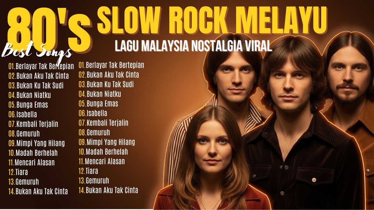 Gak Nyangka Slow Rock Bisa Seenak Ini! Lagu Slow Rock Malaysia Terbaik | Adem Banget Buat Jiwa