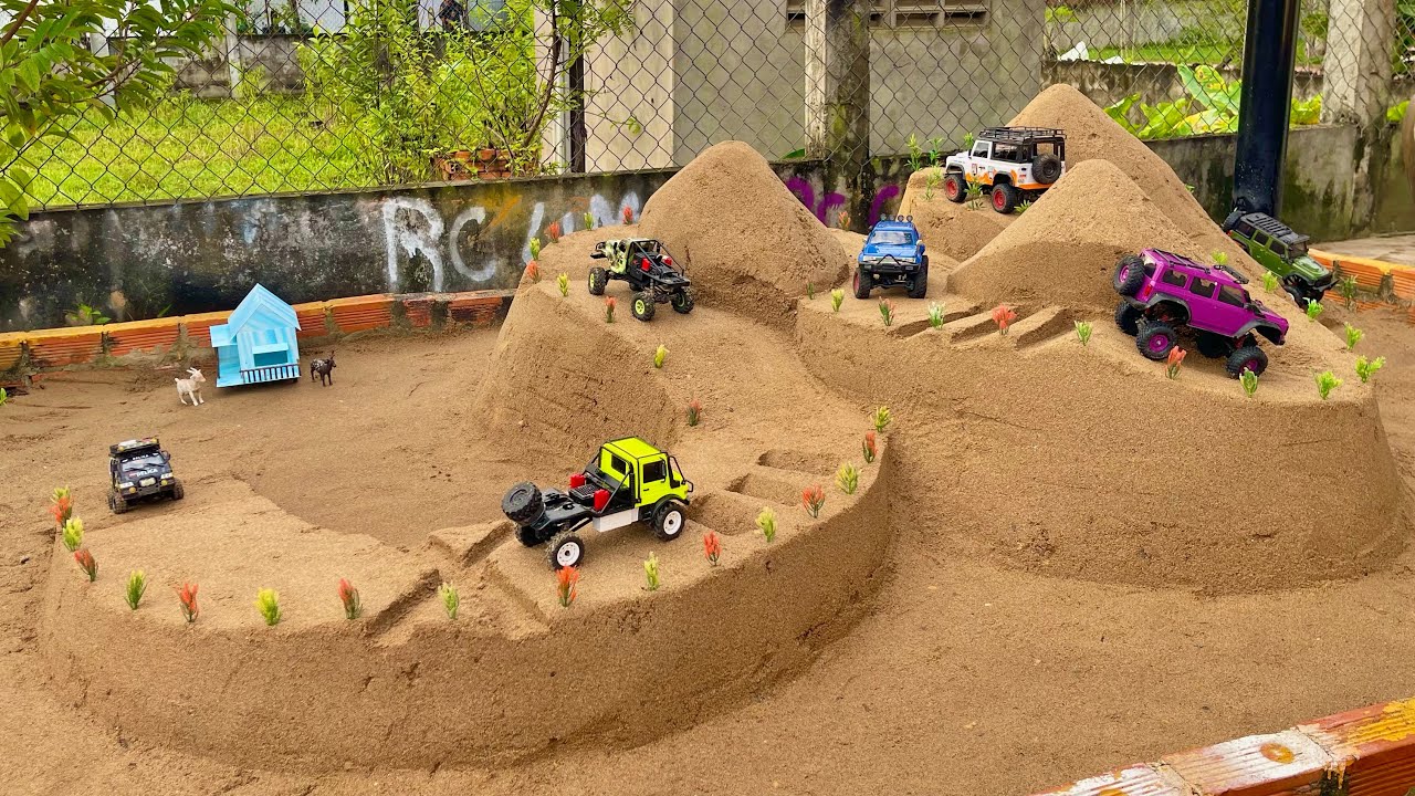 Impossible RC Mountain Trail! Brutal Obstacles & High Peak Climb! Rc Jeep Defender Bronco…