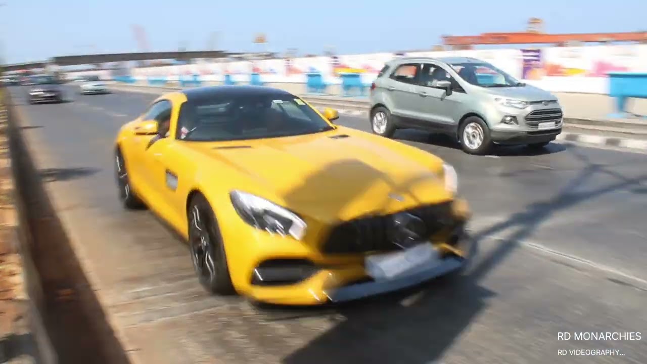 Loudy Supercars Running On Mumbai Street...