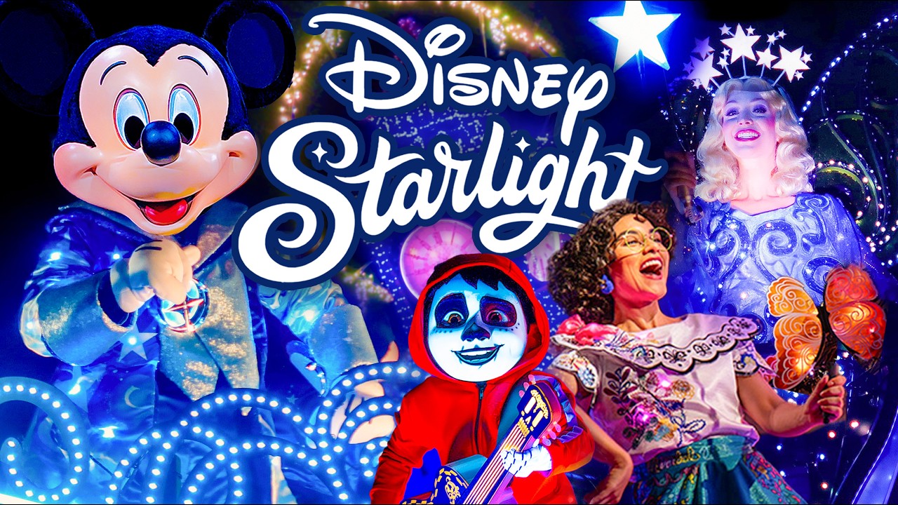 NEW Disney Starlight Parade [4K] Multi-Cam Walt Disney World- Magic Kingdom