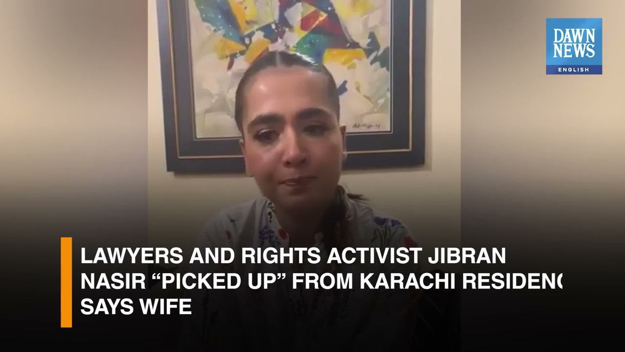 Jibran Nasir Abducted In Karachi: Mansha Pasha Issues Statement | Developing | Dawn News English