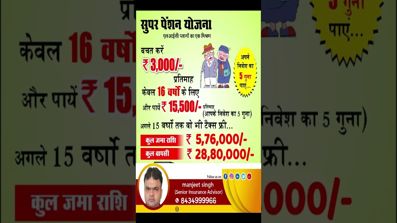 Lic New Pension Plan 867 |  Lic Pension Plan 2024 | Lic New Pension Plus TAX & LIC CONSULTANCY