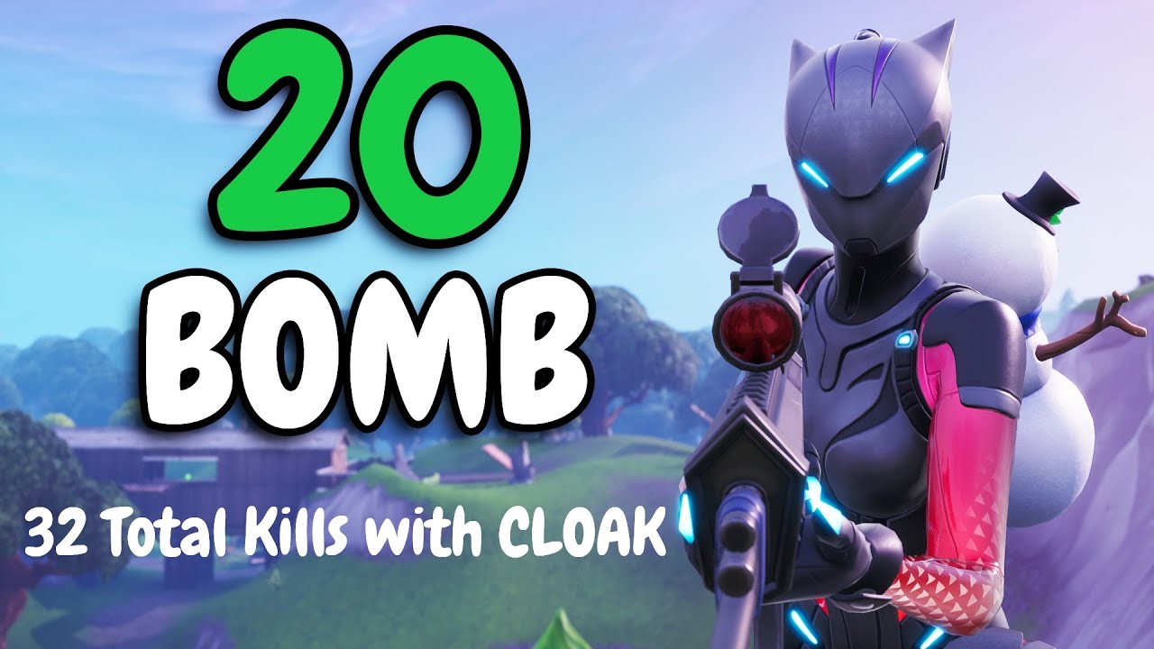 20 BOMB | AGGRESSIVE DUO w/ Faze Cloak | 32 Elims vs Squad