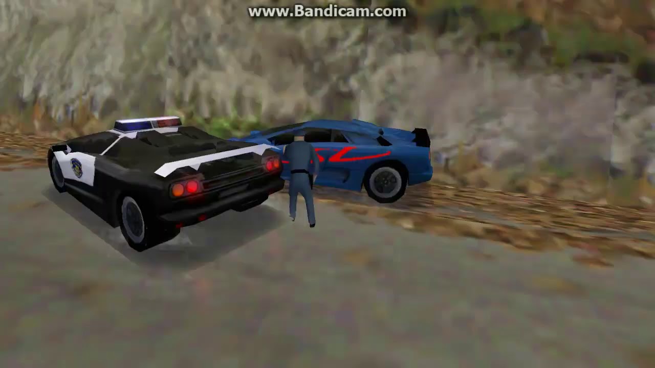 Need For Speed III: Hot Pursuit - Pursuit Diablo SV in Hometown (Weather/Reverse)