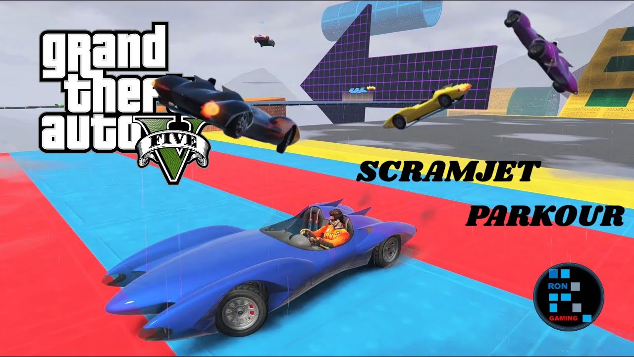 GTA V | RON K SATH HUVA SCAM IN SCRAMJET PARKOUR