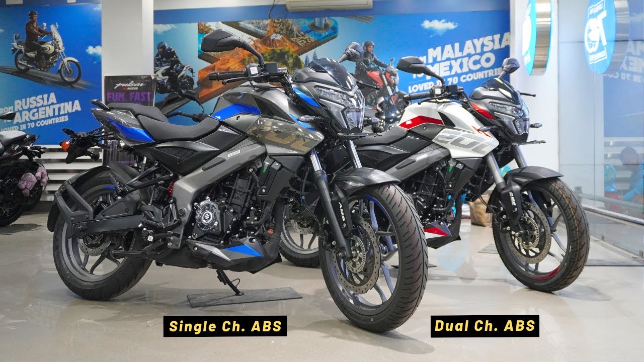 2025 Bajaj Pulsar NS 200 Single Channel ABS vs NS 200 Dual Channel ABS Comparison | Which is Best ?