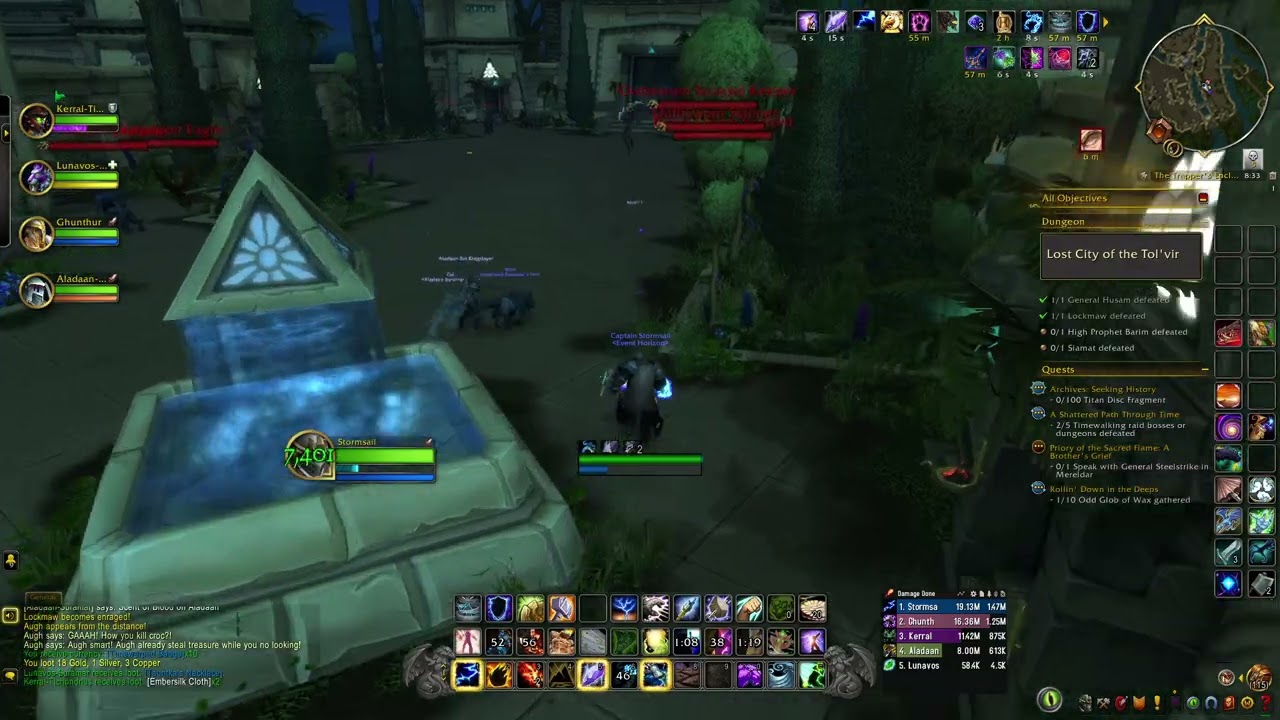 Casual Elemental Shaman Gameplay - Cataclysm Timewalking City of Tol'vir