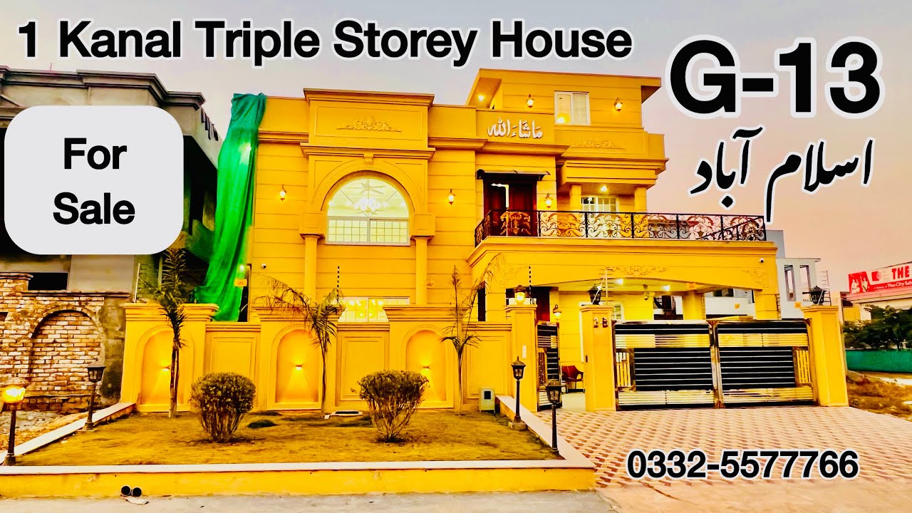 50x90 Triple Storey House For Sale in G-13 Islamabad 