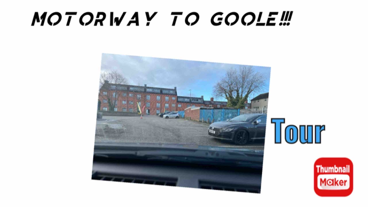 Drive to Goole along the M1 north