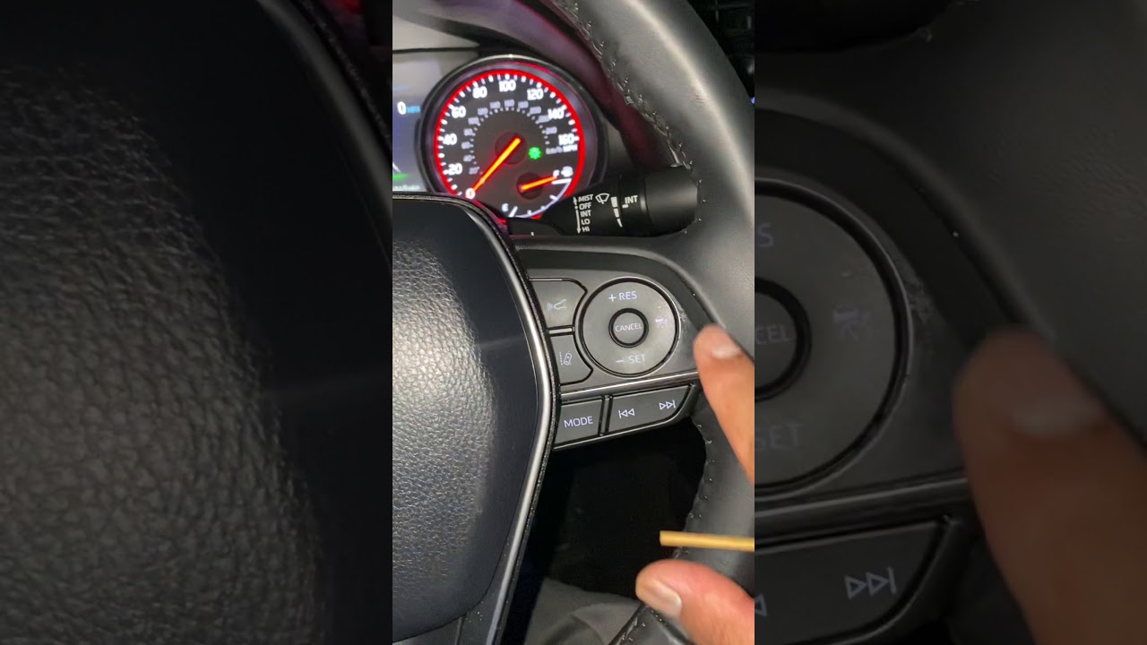 3 pasos para activar el Cruise control electrónico adaptado de los nuevos Toyota’s.