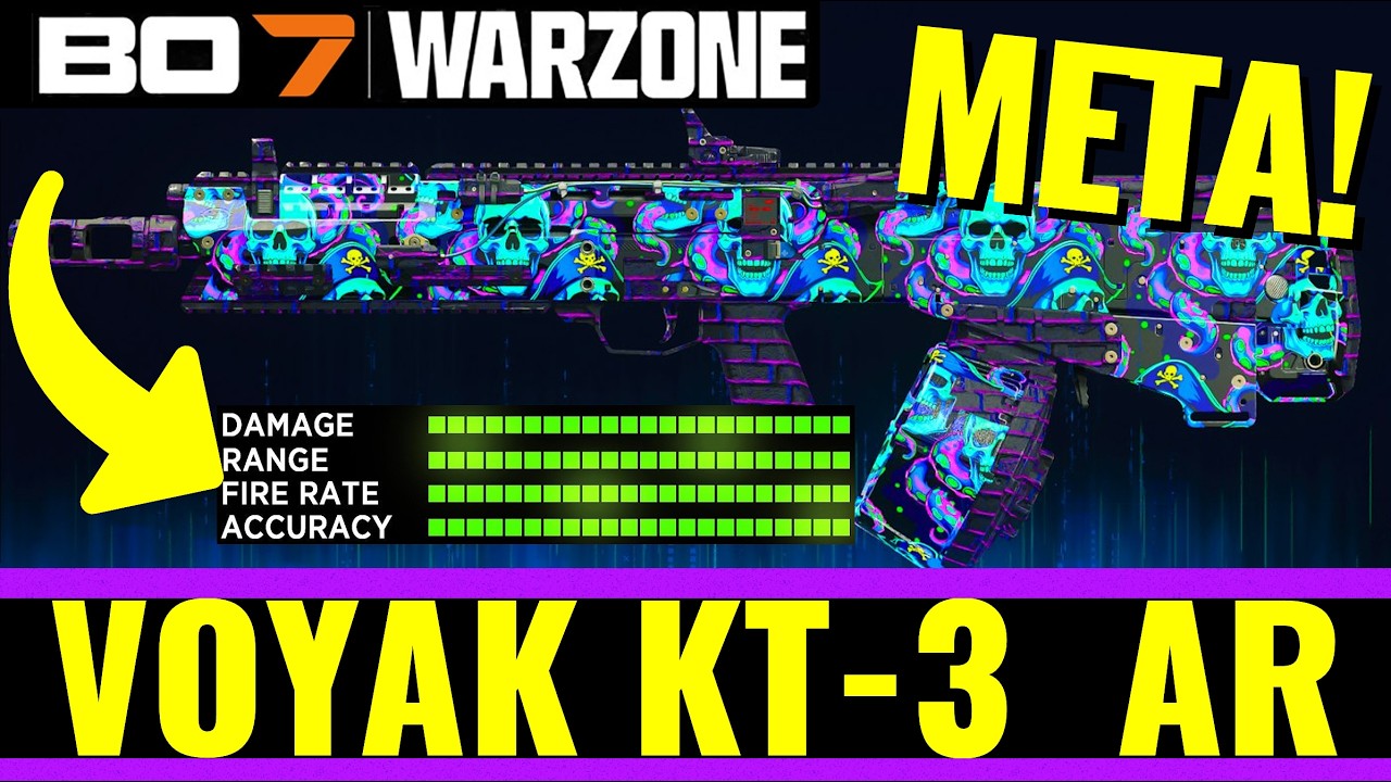 Warzone NEW VOYAK KT-3 META & How to unlock the VOYAK KT-3 Assault Rifle in Black Ops 7 Warzone!