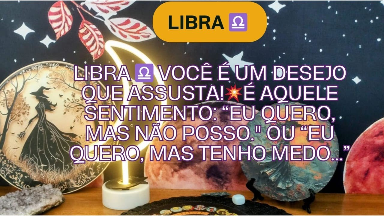 Libra ♎ Você é aquele sentimento: “Eu quero, mas não posso.