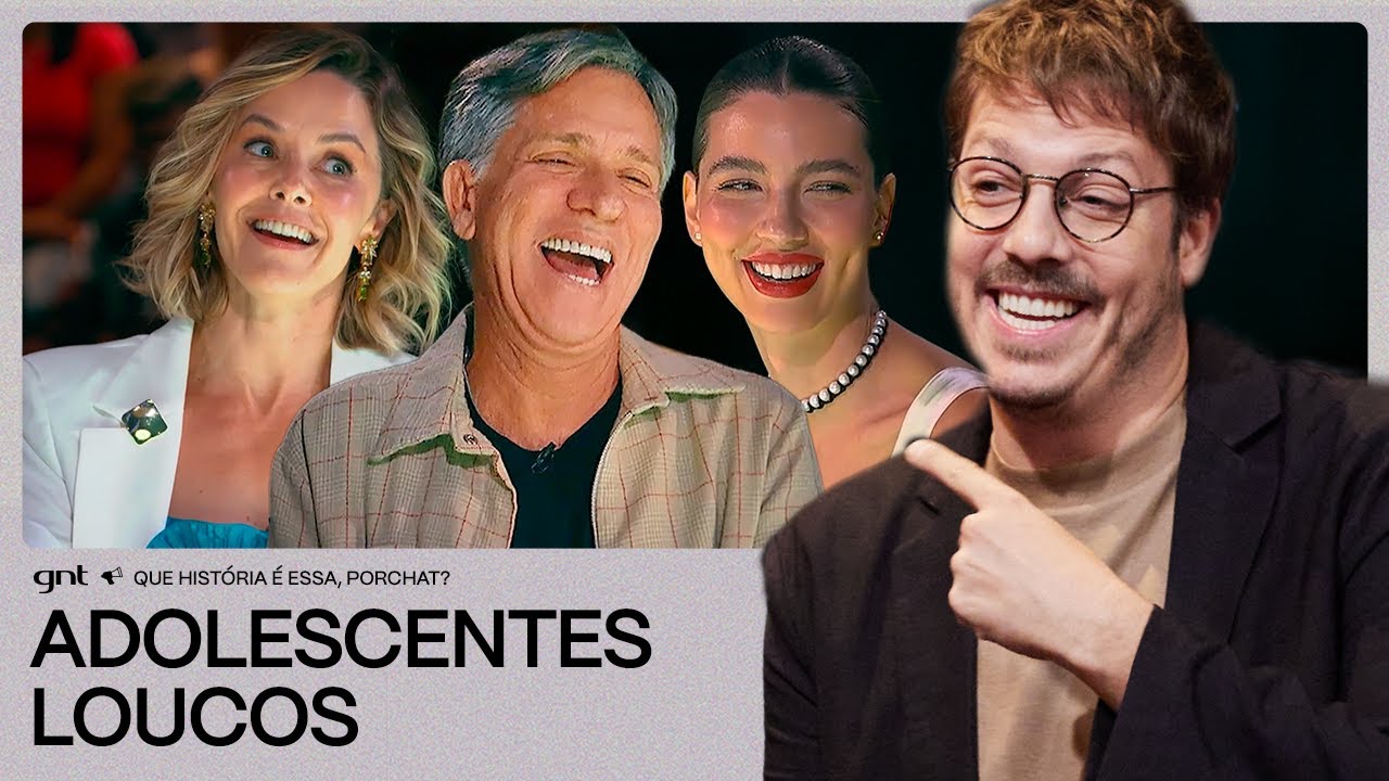Alanis Guillen, Luis Salem e Bianca Rinaldi eram adolescente REBELDES? |Que História É Essa,Porchat?