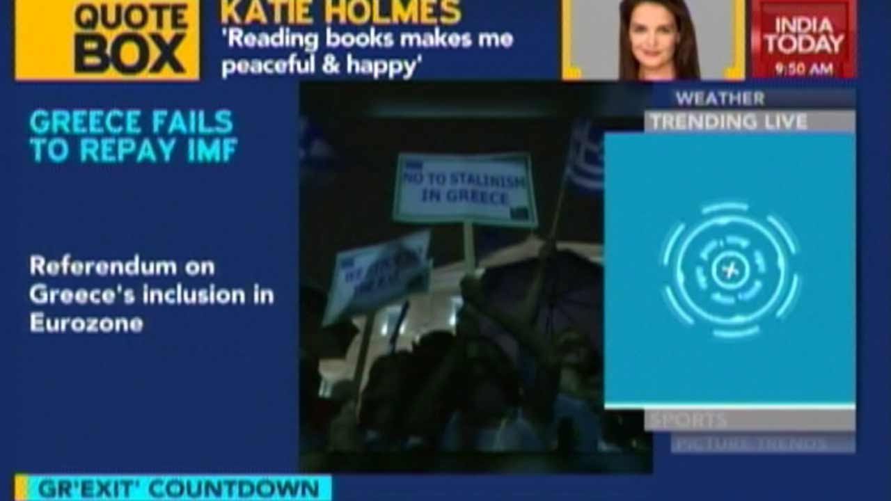 Greece Failed To Repay IMF The Bailout Debt