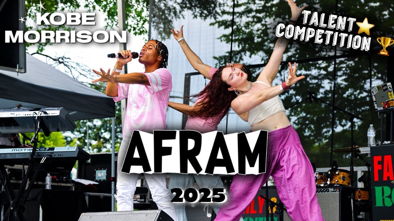 My first time performing at AFRAM‼️ - Vlog + show | Kobe Morrison