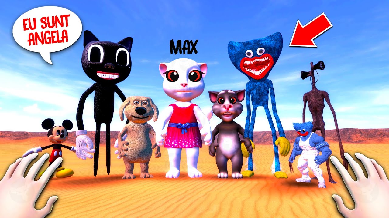 EU sunt ANGELA + TOM + BEN + HUGGY CAT la 5 DIMINEATA!