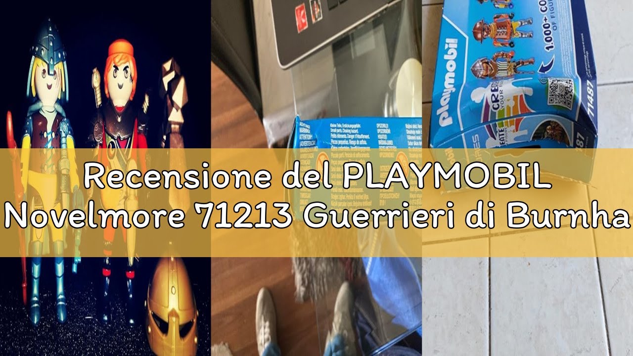 Recensione del PLAYMOBIL Novelmore 71213 Guerrieri di Burnham, Cavaliere di Fuoco, Giocattolo per Ba