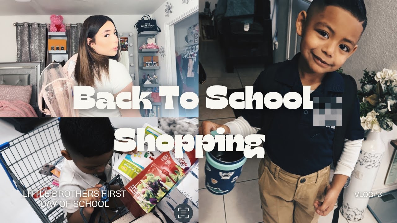 BACK TO SCHOOL SUPPLY HAUL! || little brothers first day of school! Vlog#3