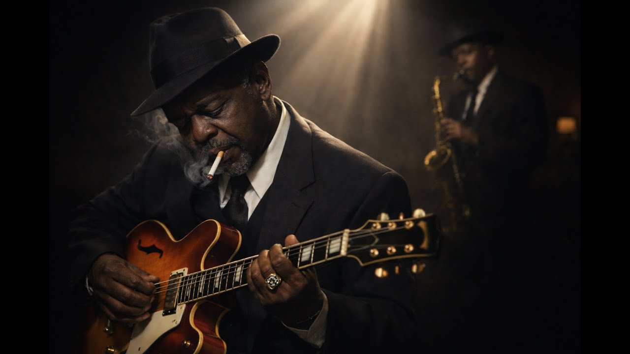🎸 Late Night Blues Bar | Soft Instrumental Blues