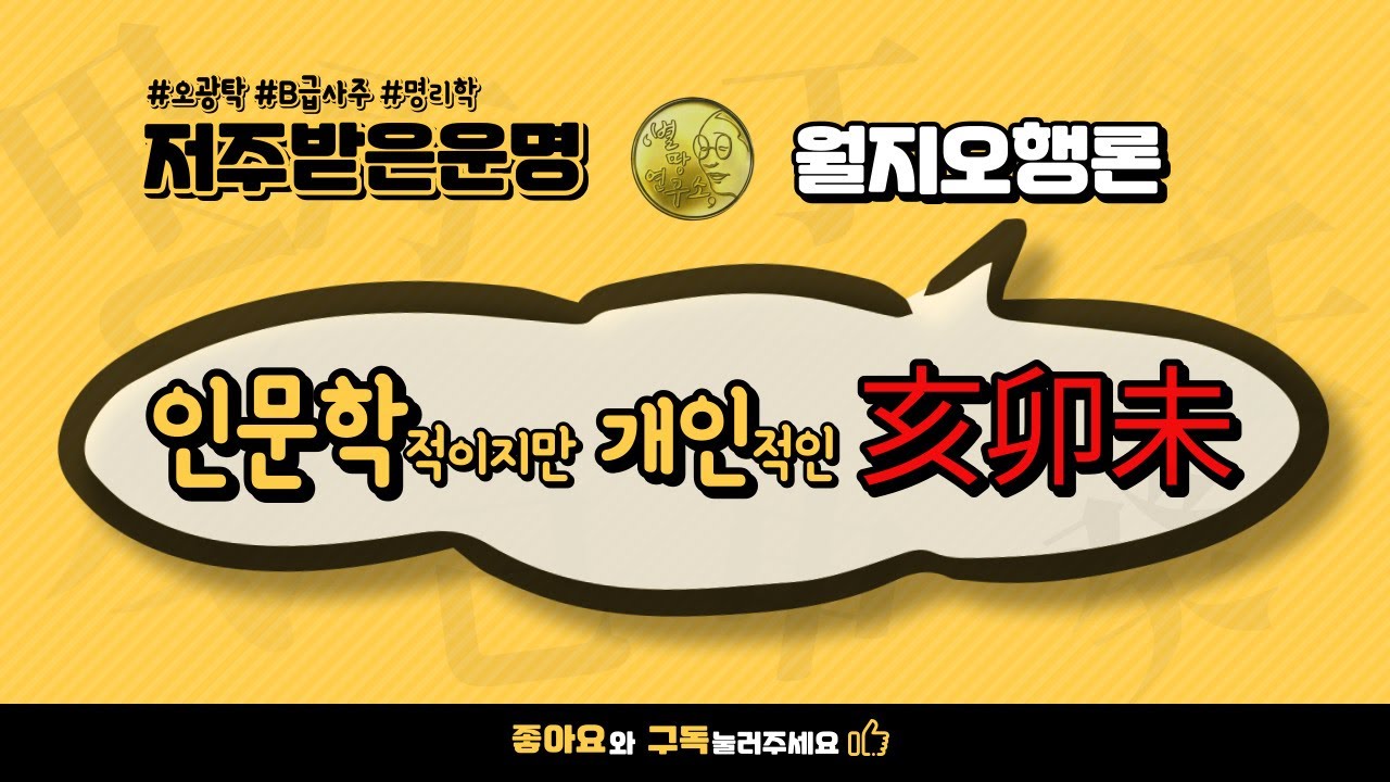 인문학적이지만 개인적인 해묘미(亥卯未)