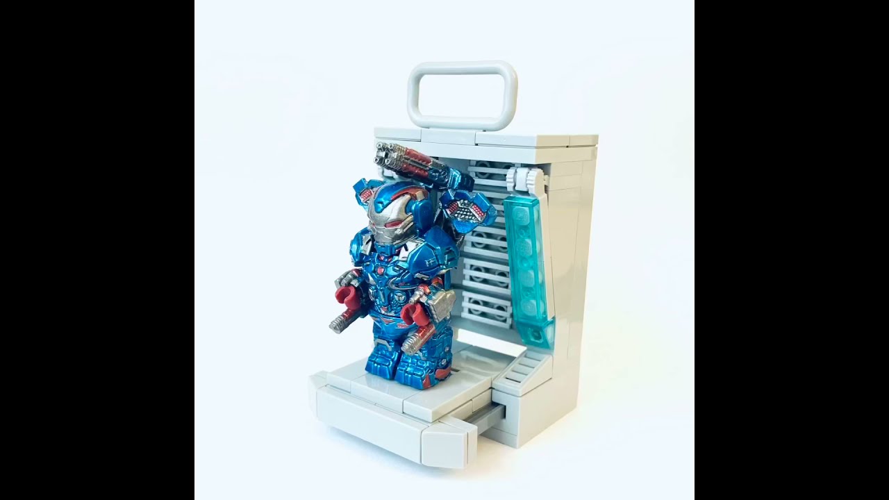 Lego Iron Man Adjustable Base Display Hall Instruction