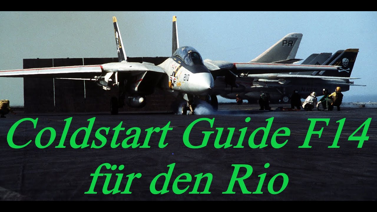 DCS F14 Rio Coldstart Guide Boden und Carrier (Deutsch,German)