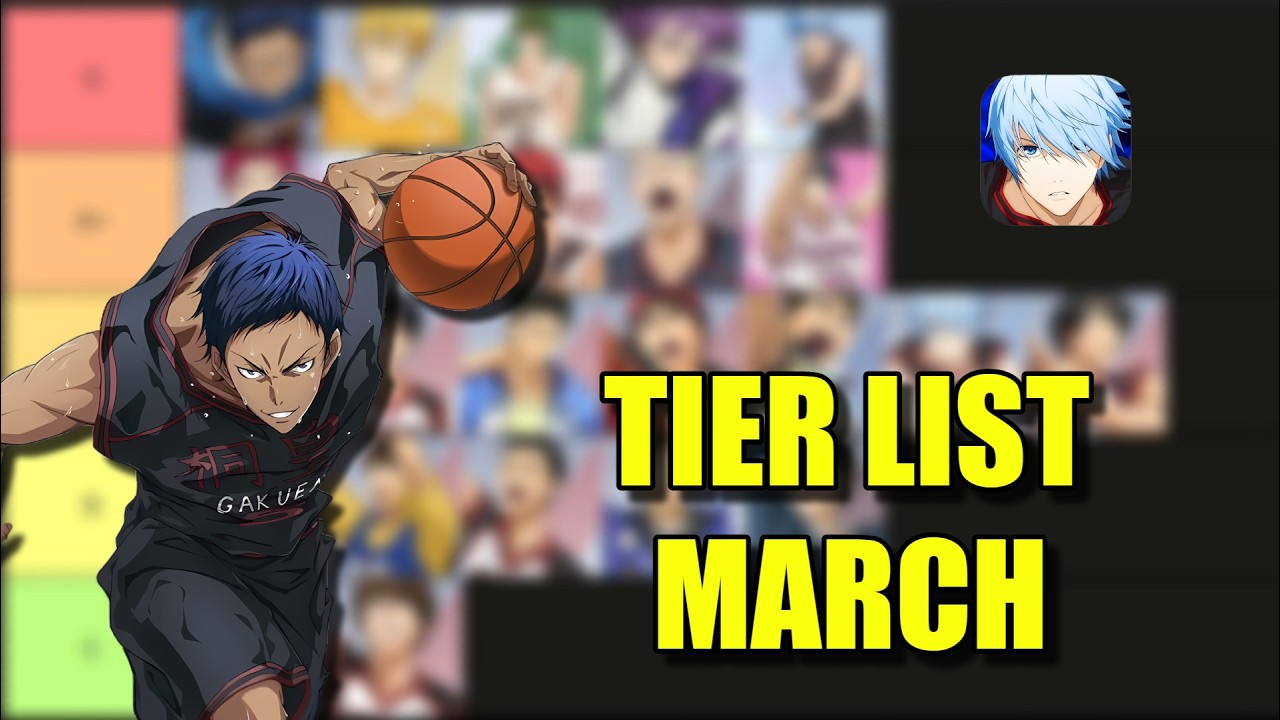 CHARACTER TIER LIST!! / KUROKO NO BASKET STREET RIVALS 🏀