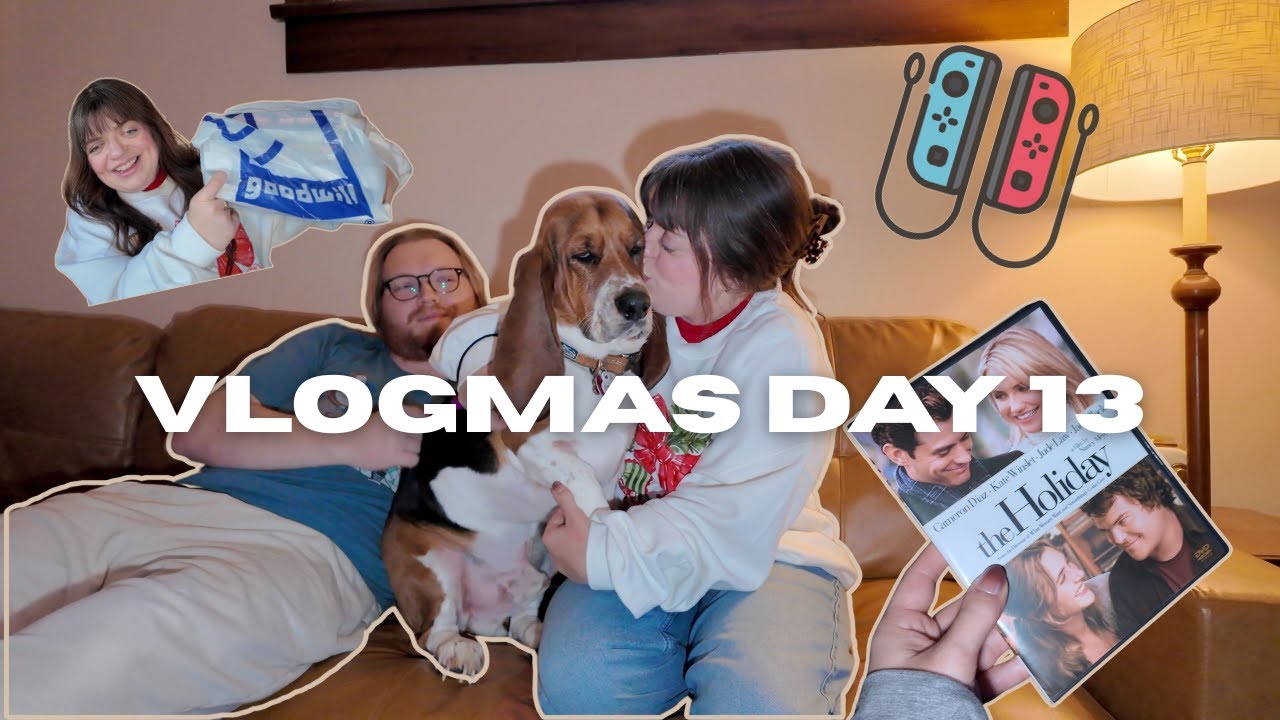 Влогмас, день 13 🎄✨ Покупки в секонд-хенде + уютная суббота дома | Жизнь с Пфайффер