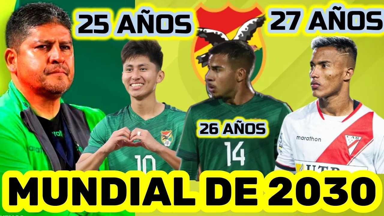 EL BRUTAL EQUIPO DE OSCAR VILLEGAS (2026-2034) 😱 EL FUTURO DE BOLIVIA REPECHAJE ELIMINATORIAS