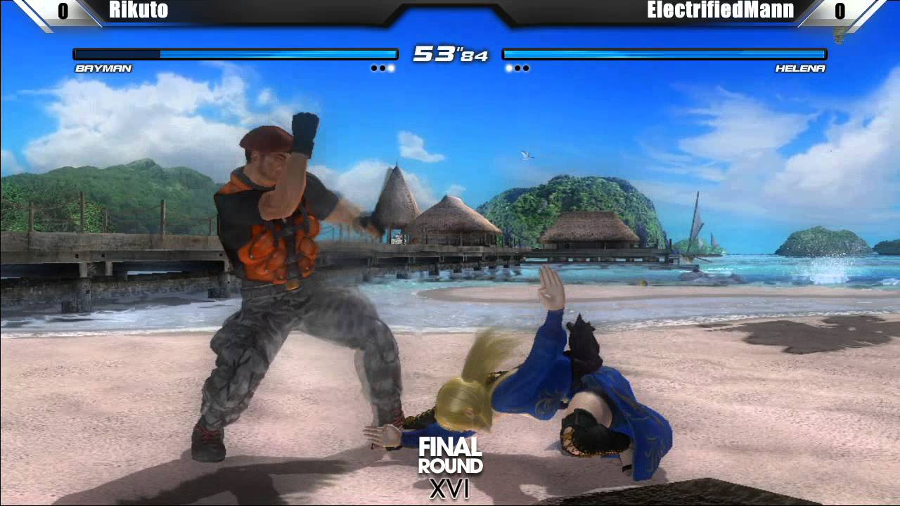 Dead or Alive 5 Top 8 Rikuto vs ElectrifiedMann - Final Round XVI Tournament