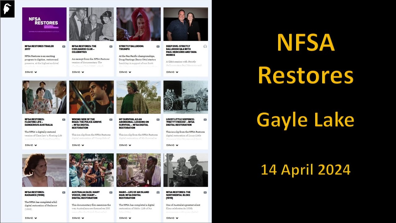 NFSA Restores: Gayle Lake (April 2024)