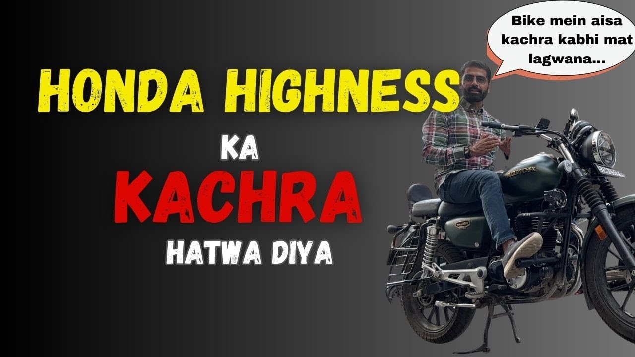Apni Honda Highness se kachra hatwa liya | Next trip preparation! #hondahighness #biketrip #bikecare