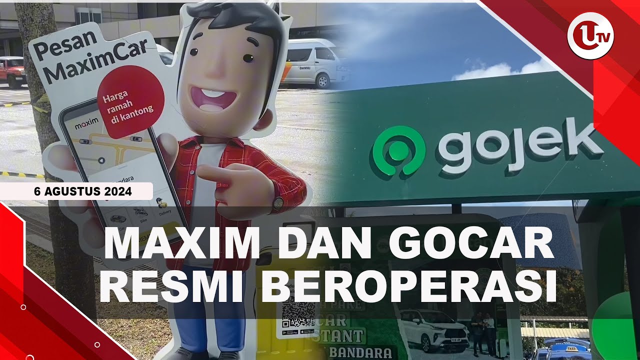 MAXIM DAN GOCAR RESMI BEROPERASI DI BANDARA HANG NADIM | U-NEWS