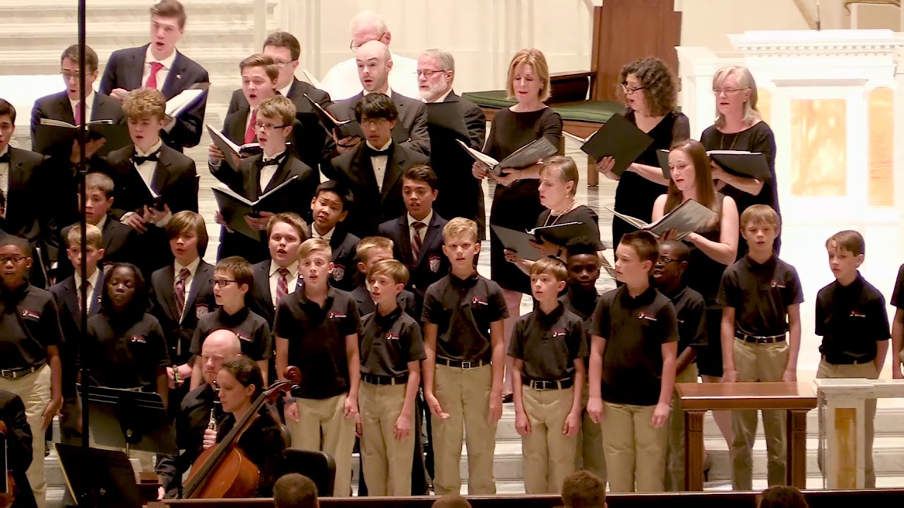 Raleigh Boychoir, Alumni Choir & Cathedral Choir - Look at the World - John Rutter