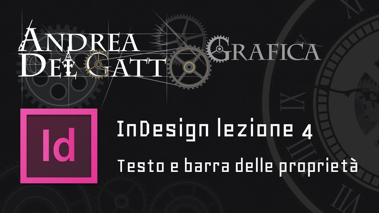 Tutorial base su InDesign parte 4 - Testo e pannello di controllo