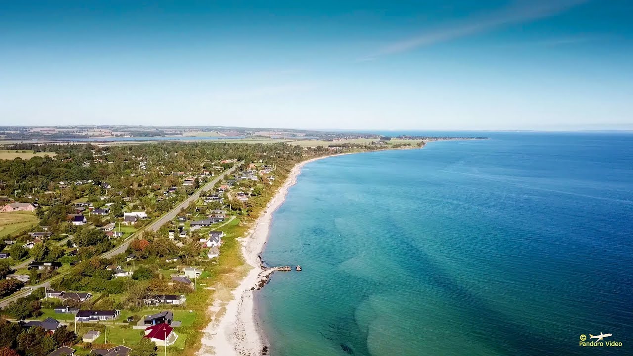 Saksild beach seen from DJI Mavic