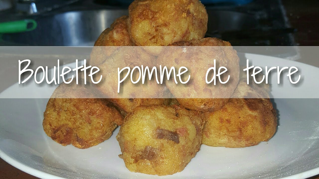 Koman pouw fè boulette pomme de tèrre /how to make potato dumplings with meat