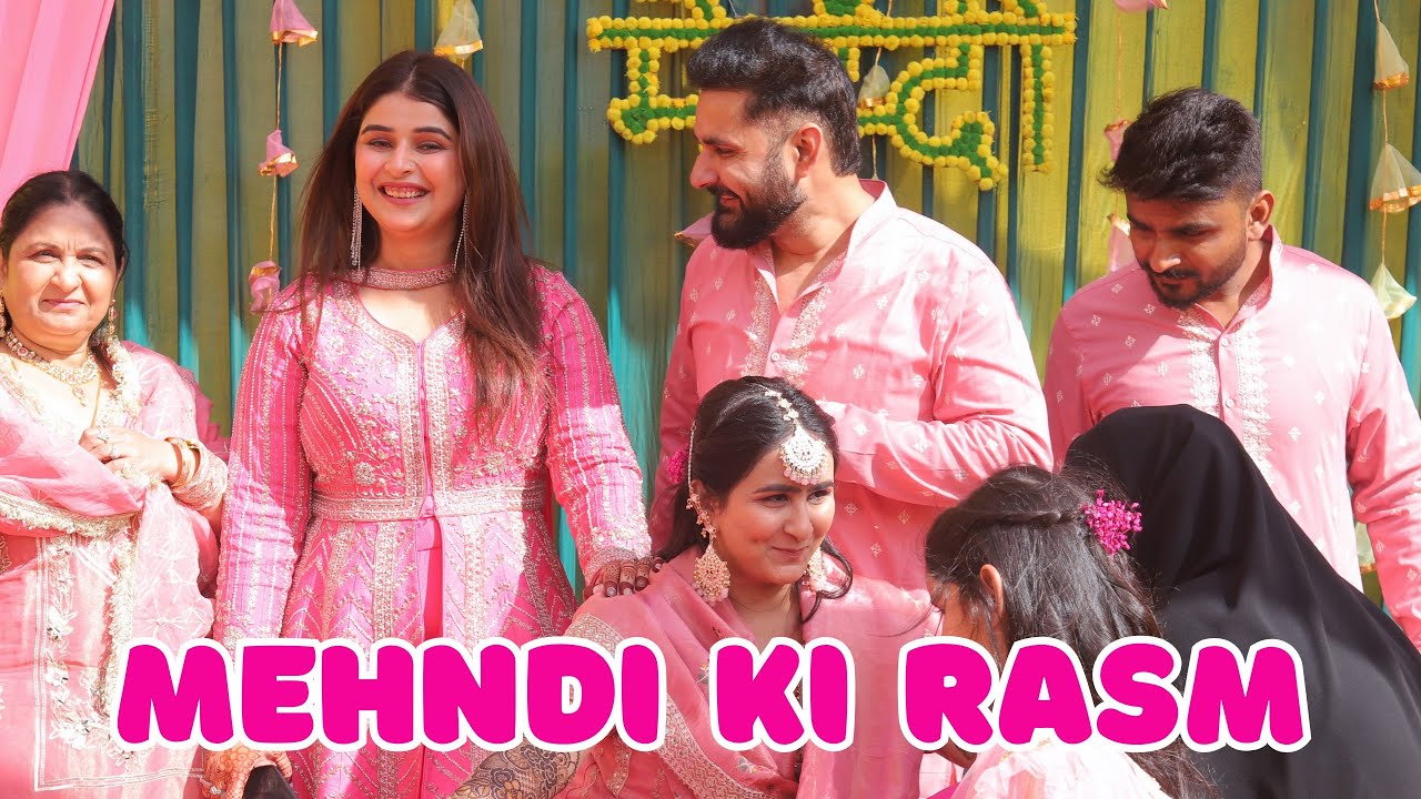 Mehndi Ki Rasm | Sabne kiya Jam Kar Dance | Behen Ki Shaadi Vlog-9 | Sajid Shilpa Vlogs
