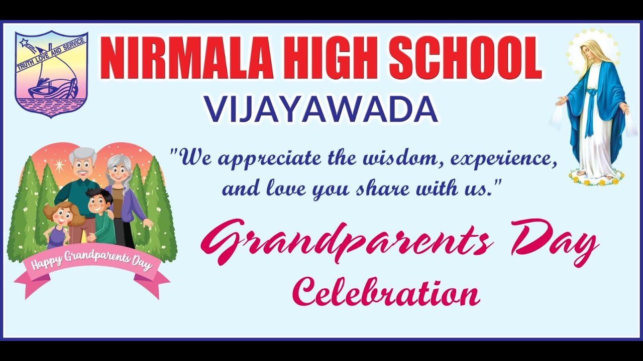 Grand Parents Day Celebrations at Nirmala High School, Vijayawada.
