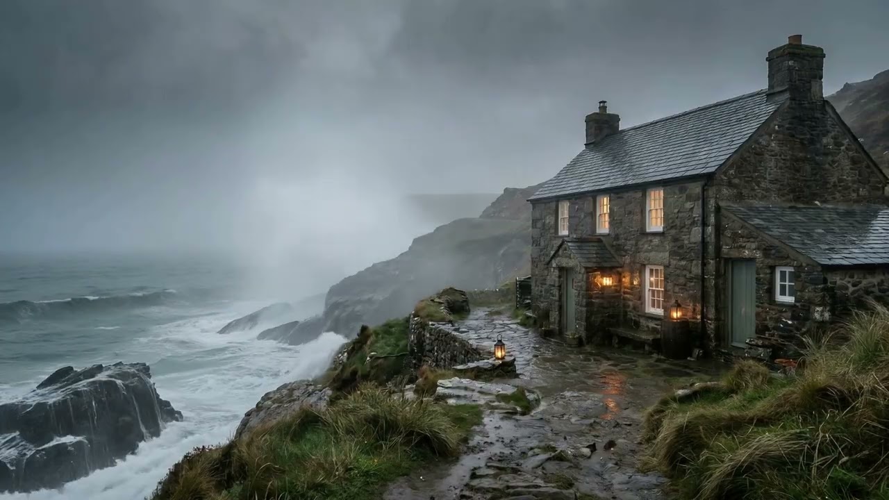 The rain lashes the dark forest hut, the fireplace shimmers warmly. The cozy Ocean awaits you.