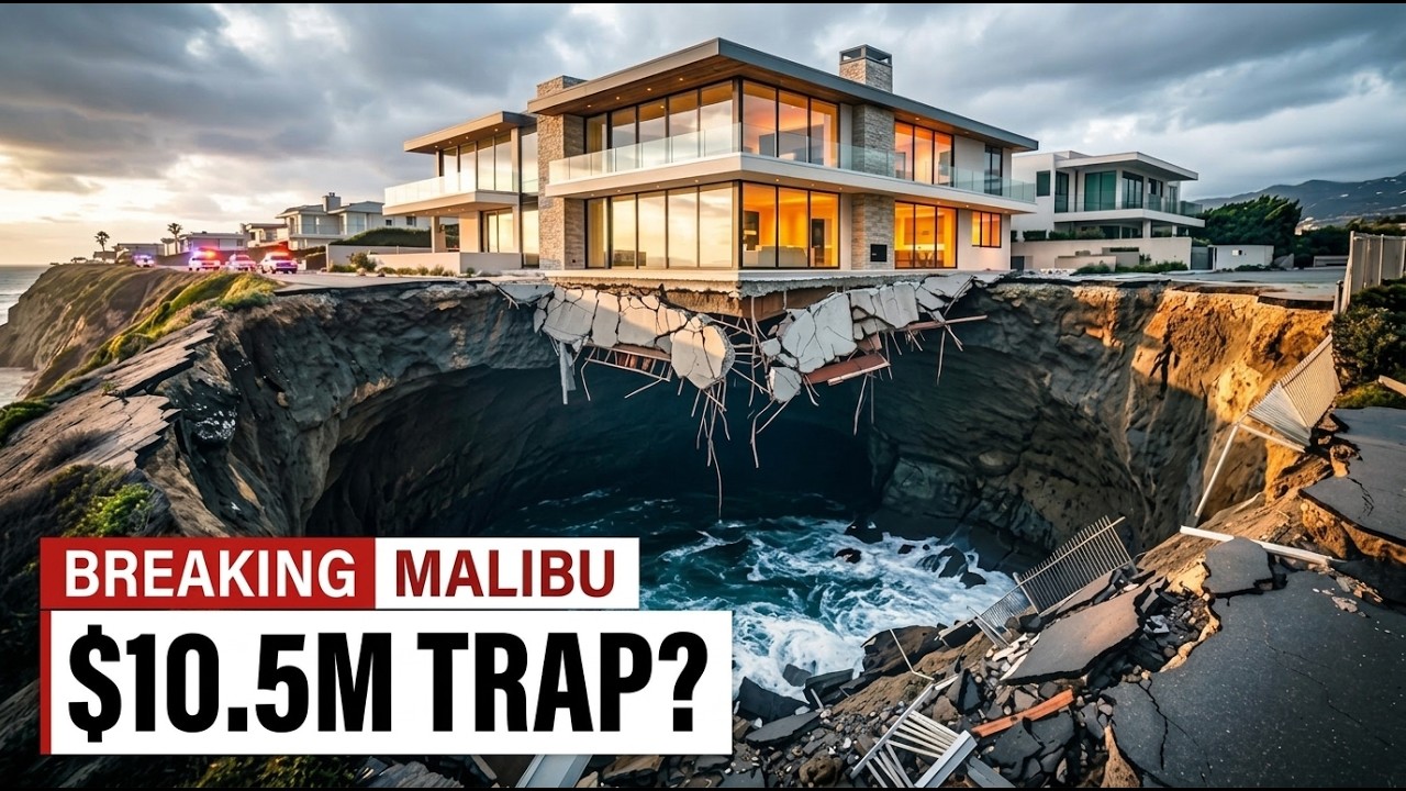 Nicolas Cage's $10.5M Malibu Mansion Is Being Swallowed by a Sinkhole
