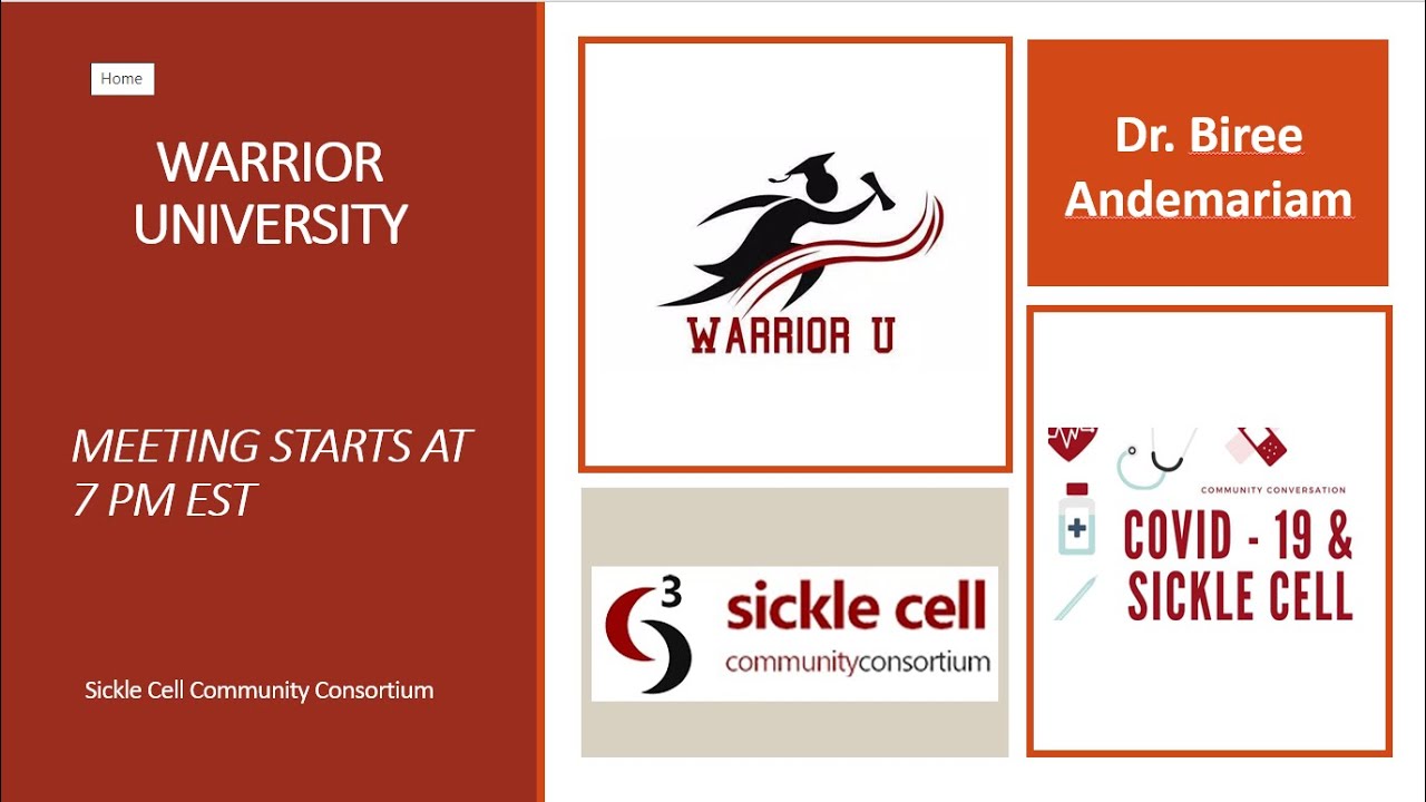COVID-19 and Sickle Cell Disease 2020 with Dr. Biree Andemariam (Warrior University)