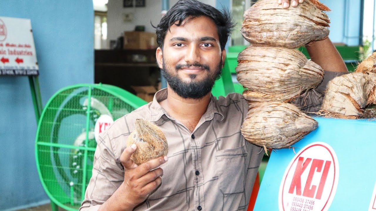 Coconut de husker machine |തേങ്ങ പൊളിക്കുന്ന മെഷീൻ |kovai classic |kci |agritechfarming malayalam