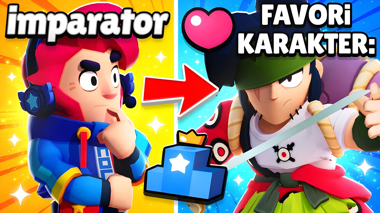 Dünya Birincilerinin En Sevdiği Karaktere Dönüşüyorum! 🌍 | Brawl Stars