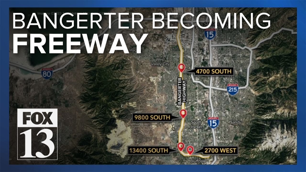 UDOT moving forward with process to turn Bangerter Highway into freeway